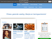 Tablet Screenshot of foodandfitness.nl